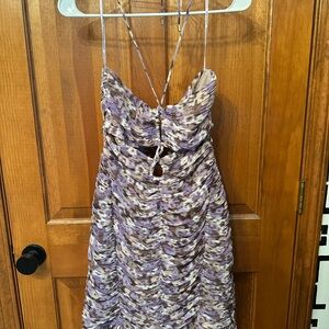 Sabina Musayev - Lilac Print Mini Dress